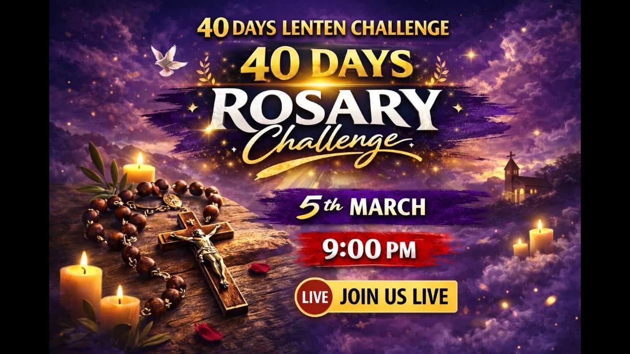 40 Days Rosary Challenge for Lent | Daily Catholic Prayer Journey