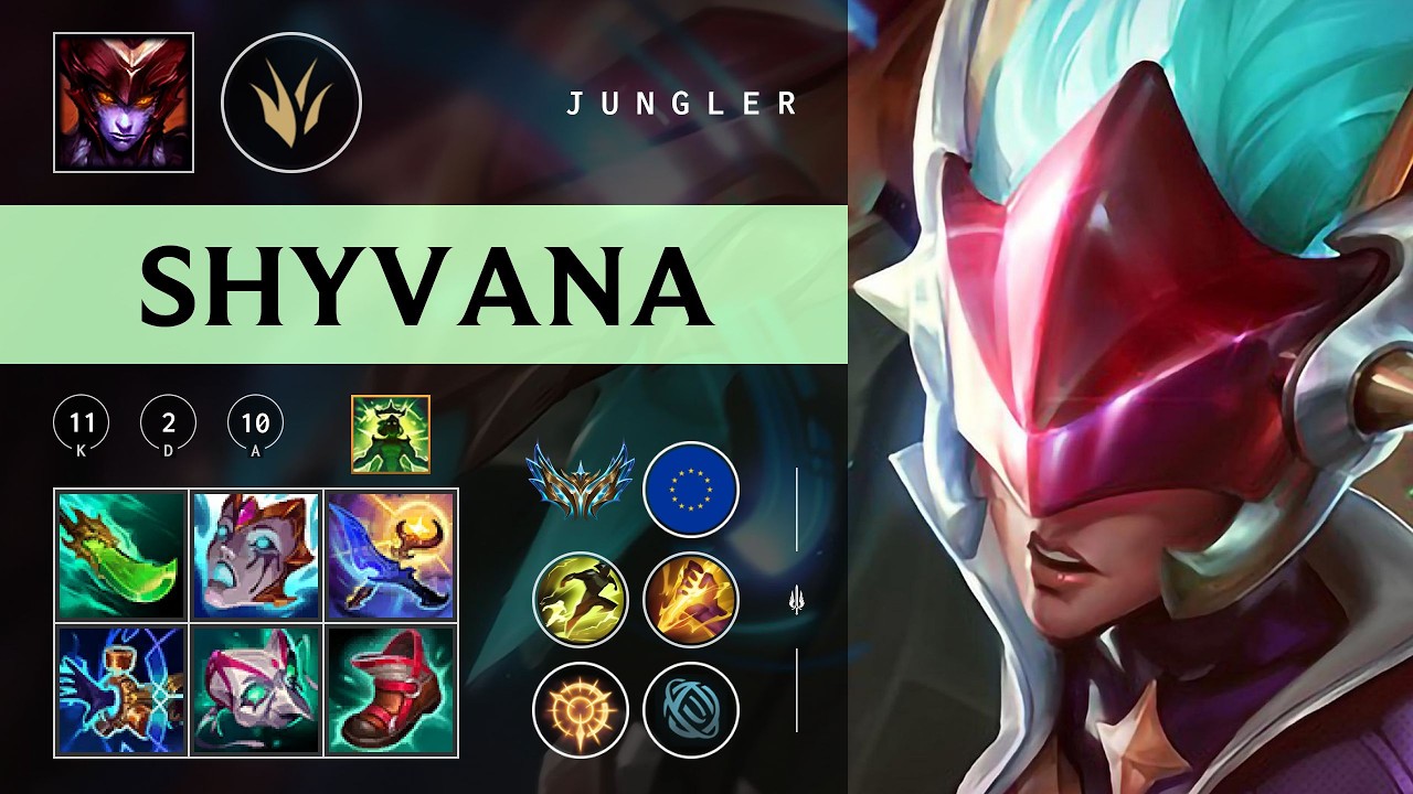 Shyvana Jungle vs Jayce - EUW Challenger Patch 26.03