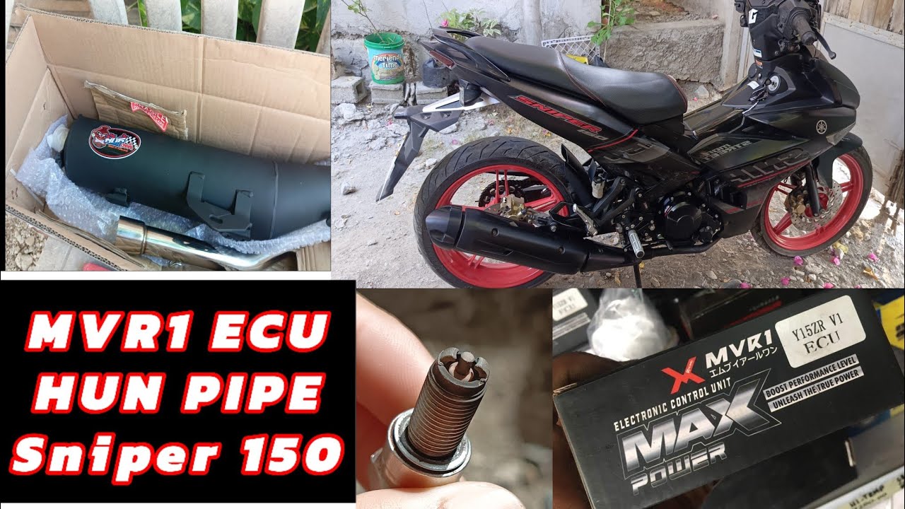 MVR1 ECU + HUN Pipe | Sniper 150