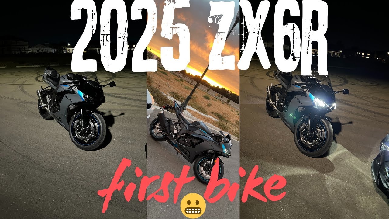 RIDING MY FIRST MOTORCYCLE HOME FROM THE DEALER | 2025 ZX6R