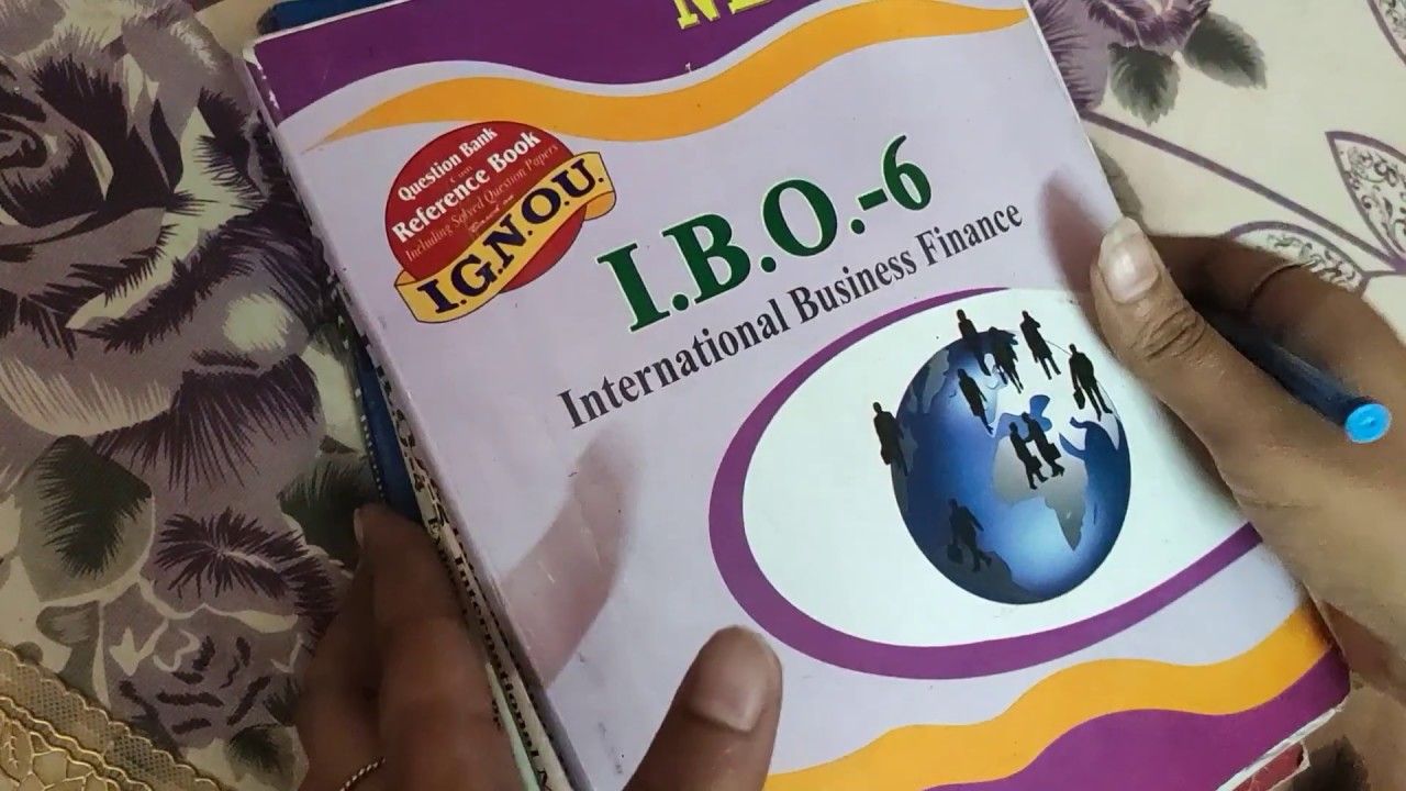 M.com 1st year preparation (ignou)/syllabus