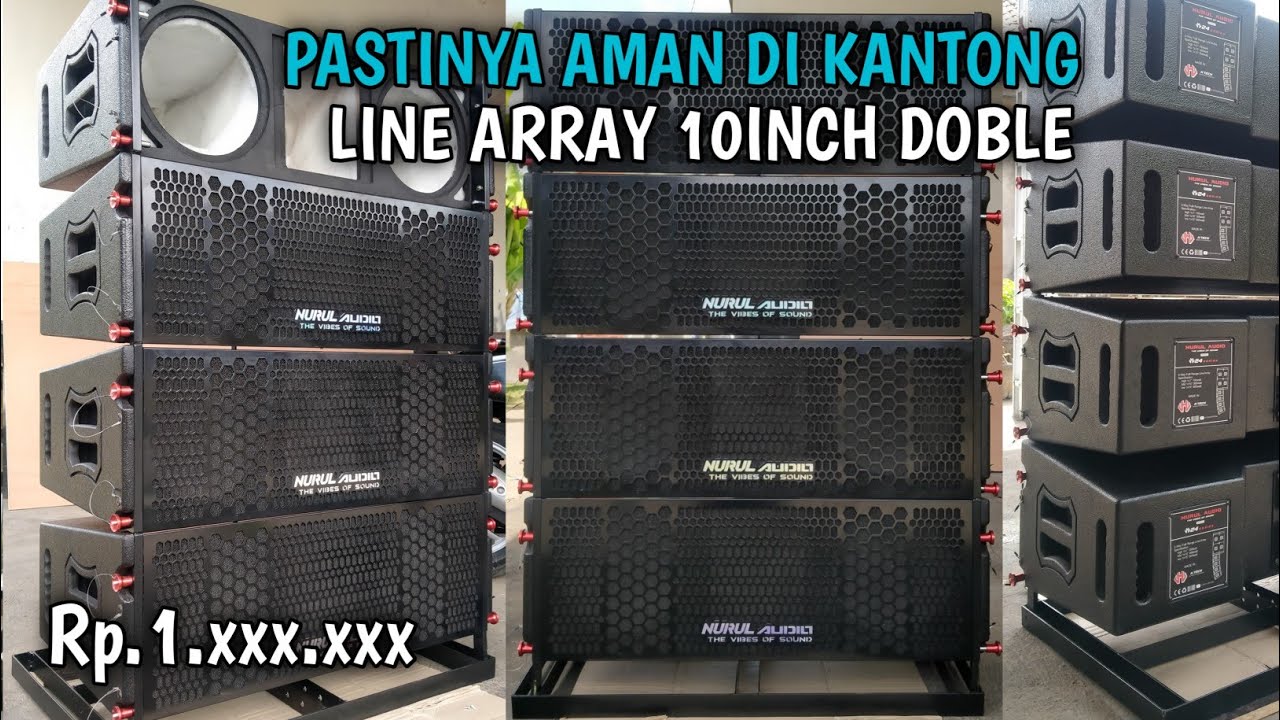 1JT AN BOSKU!!!! LINE ARRAY 10IN DOBLE+TWITER MODEL H24 SERIES