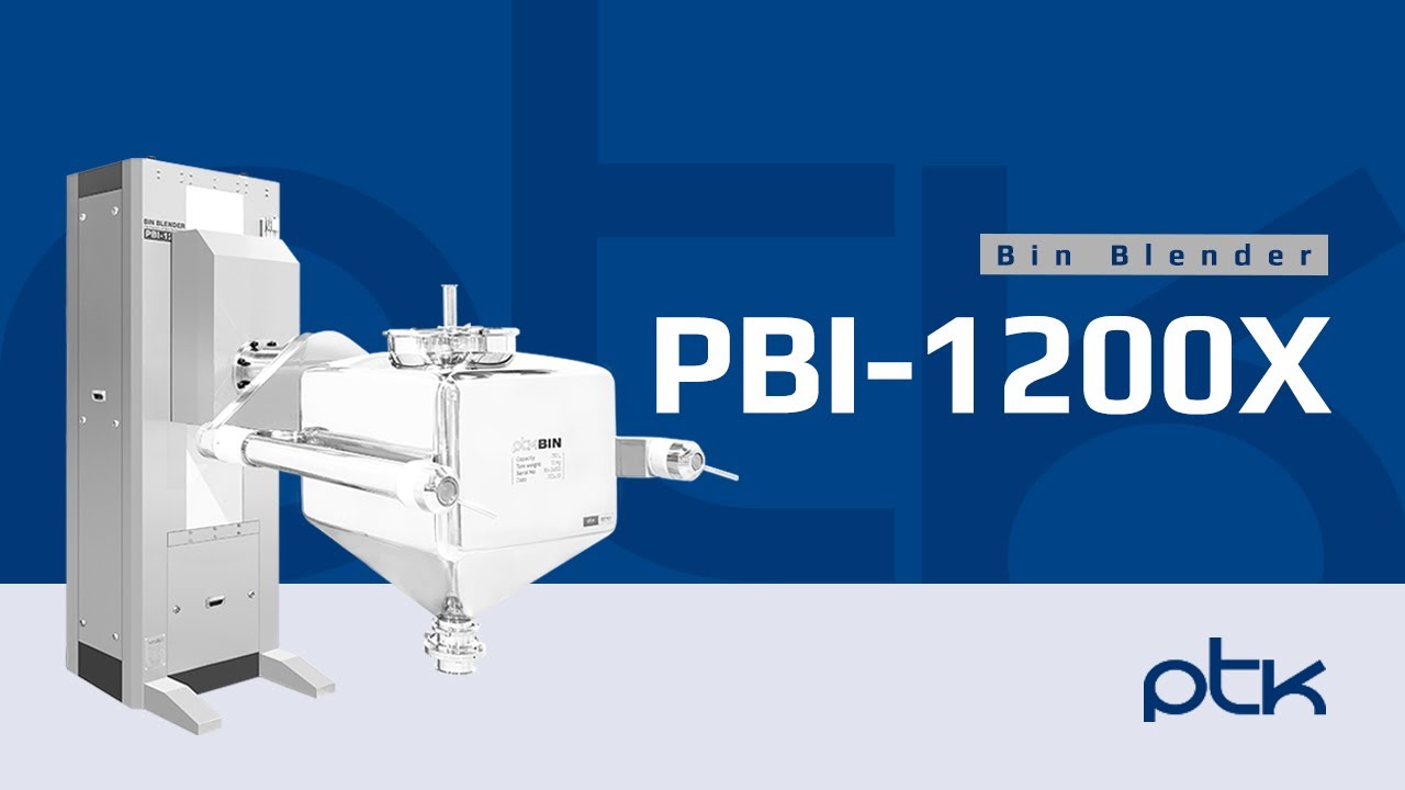 Bin Blender_PBI-1200X #binblender #rotarytabletpress #capsulefilling