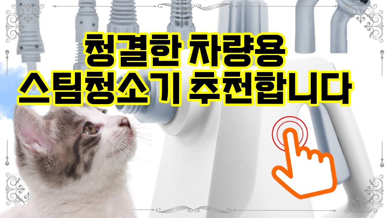 ❤️추천 차량용 스팀청소기 ✨집안 곳곳을 새것처럼! 강력 고온·고압 스팀으로 쉽고 빠른 청소🧼🛋️