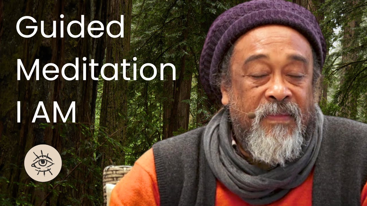 Mooji 5 Minutes Guided Meditation 'Pure Awareness I AM' Affirmations (No Coughing) 