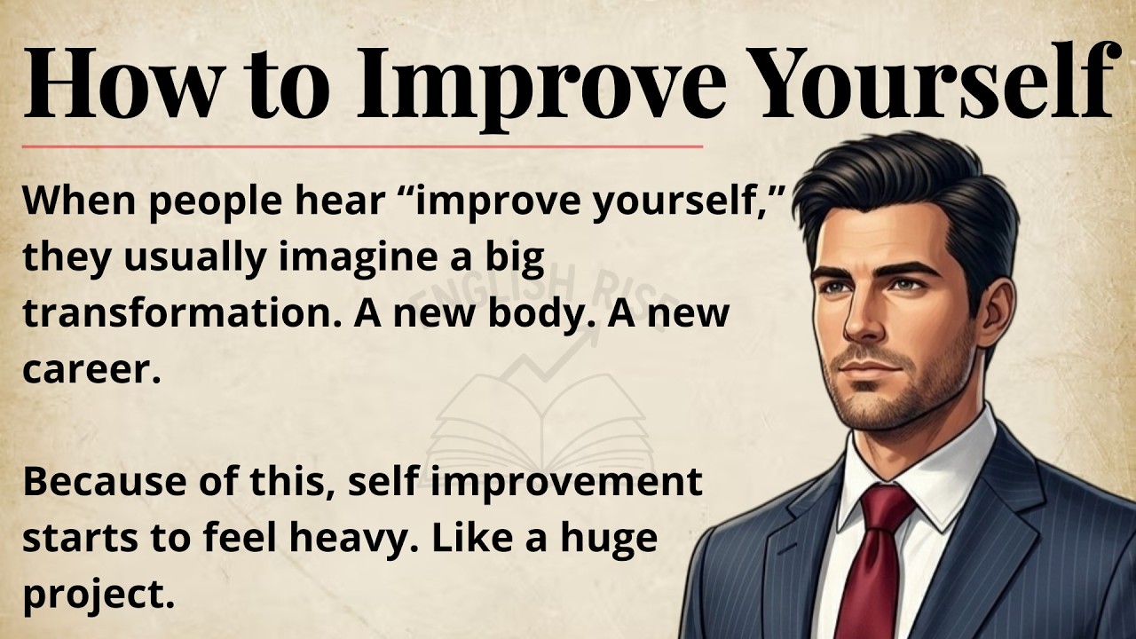 How to Improve Yourself || Improve Your English Fluency || Graded Reader