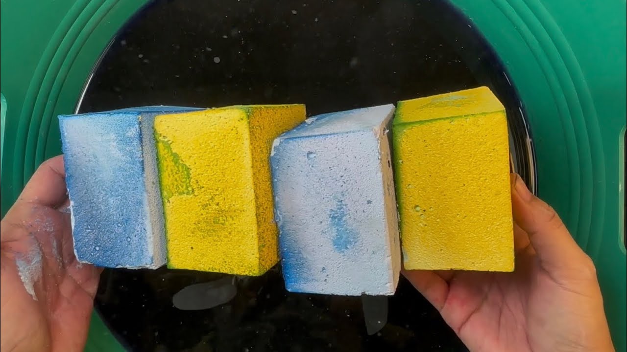 Wet and Dry Gymchalk Thick Block Reforms | Oddly Satisfying 