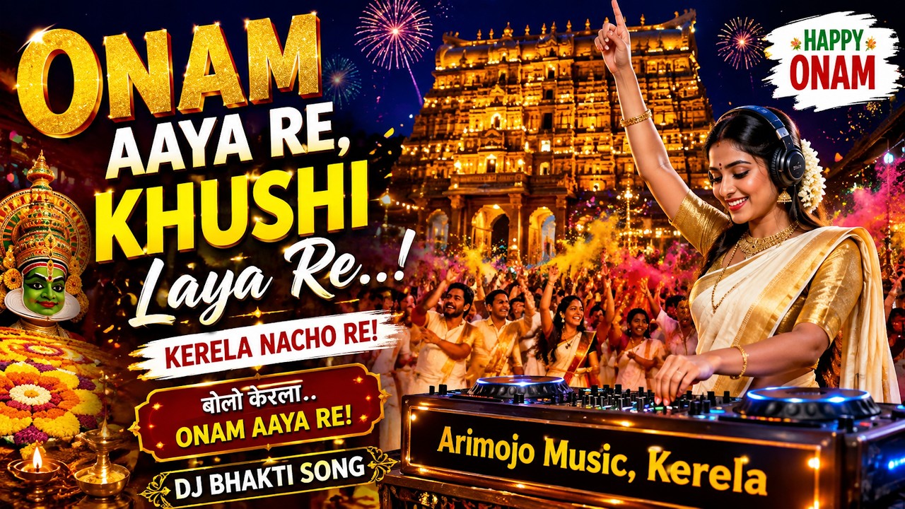 Onam Aaya Re 🌸 | New Onam Song | Kerala Onam Celebration Song | Arimojo Music