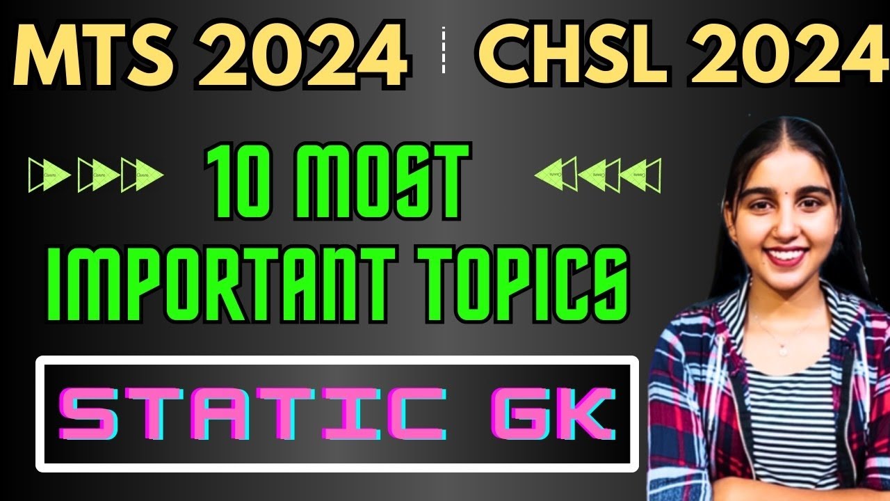 10 Most Important Topics Of Static Gk📚 || SSC MTS 2024 || SSC CHSL 2024 #staticgk