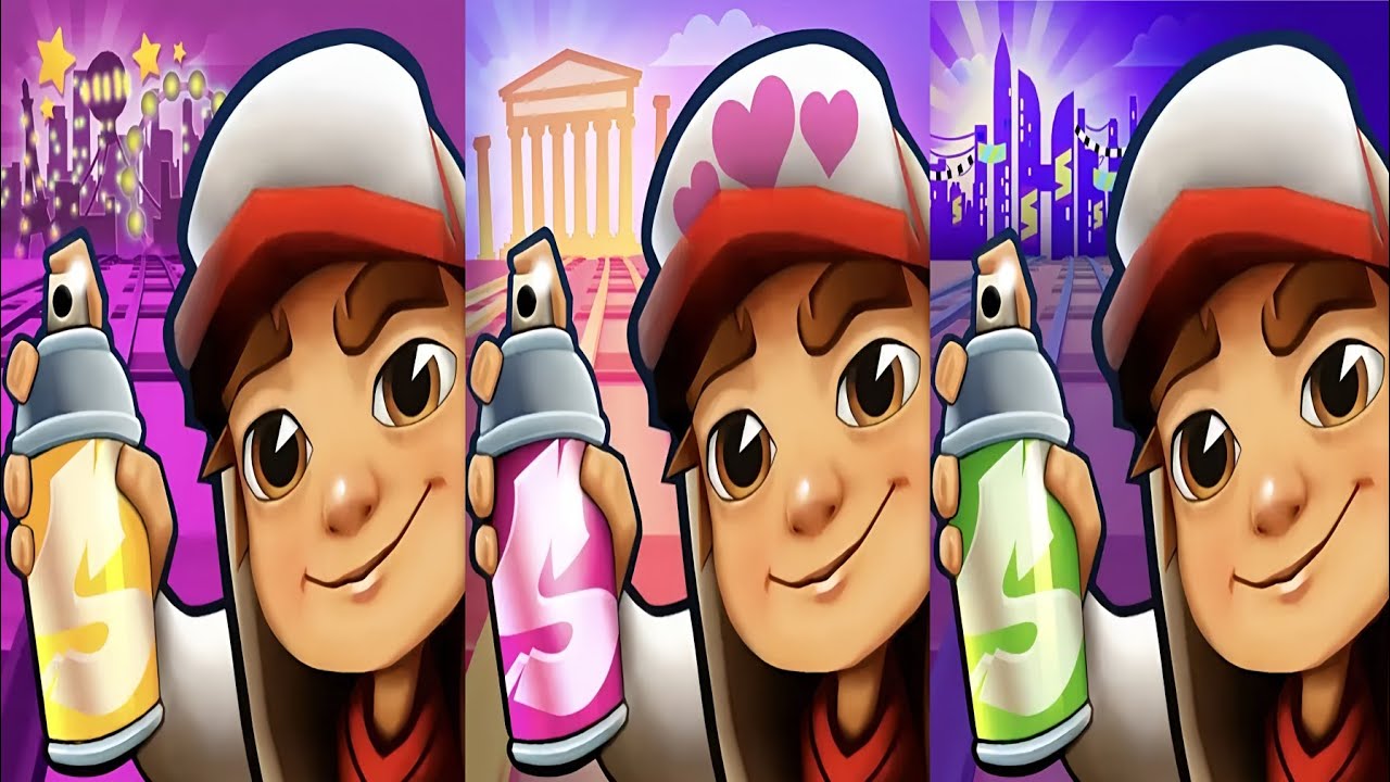Subway Surfers : Shenzhen Showdown 2024 🆚 Love Odyssey 2024 🆚 Las Vegas 2024 Maps Comparison 