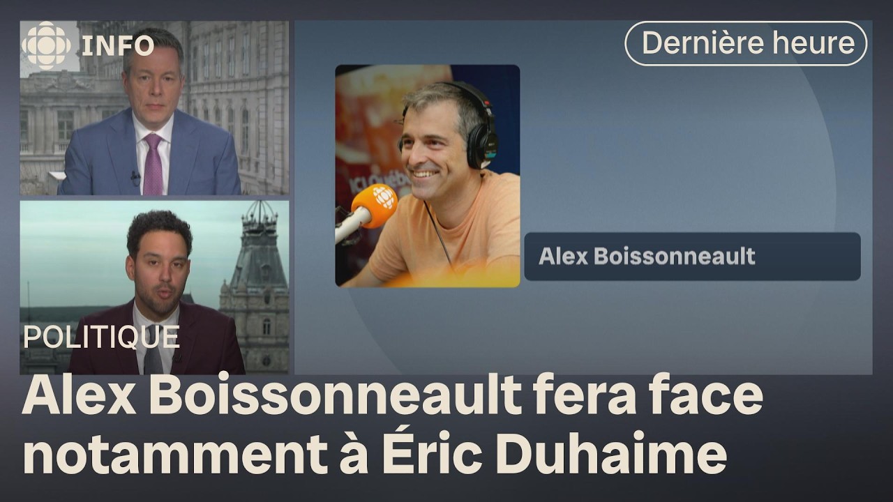 L’animateur Alex Boissonneault sera candidat pour le Parti québécois dans Arthabaska