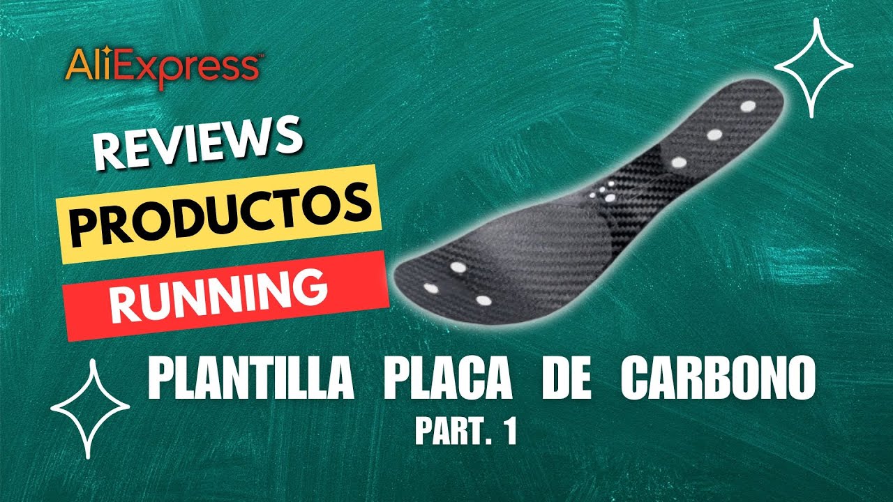 🤯 Plantilla de Placa de CARBONO para Correr Part.1 | GANADORES SORTEO | Productos de Run Aliexpress.
