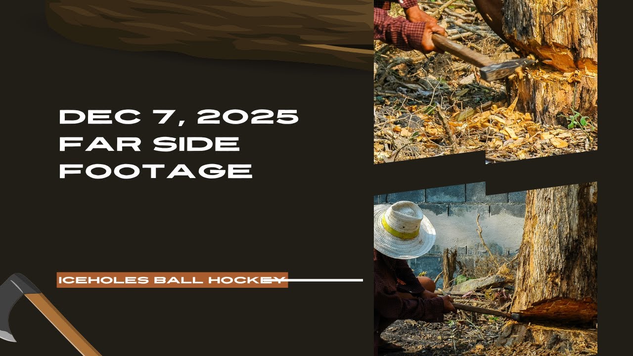 Iceholes Ball Hockey Dec 7, 2025 - Far Side Footage