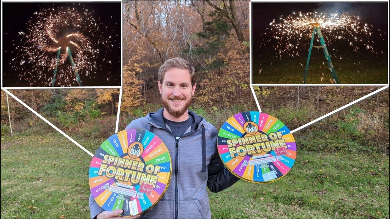 Best way to light a spinning (wheel) fountain
