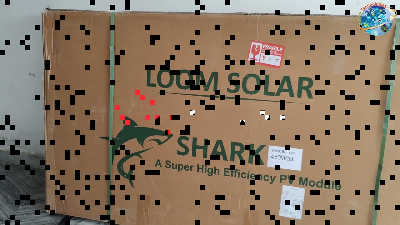 Loom Solar Shark Bi-Facial Solar Panel, 440-530 Watt, 144 Cells, 9 Bus Bar (Pack of 2)