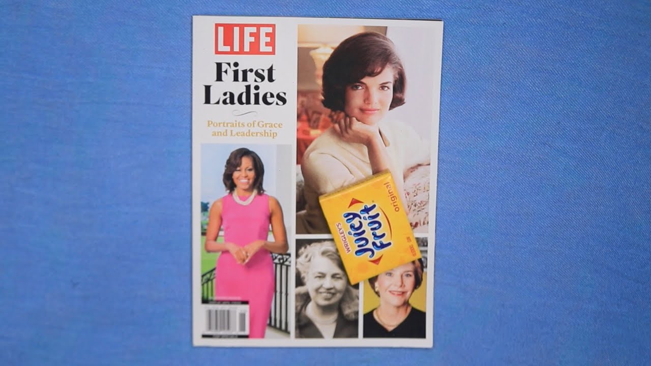 FIRST LADIES LIFE MAGAZINE ASMR CHEWING GUM JUICY FRUIT