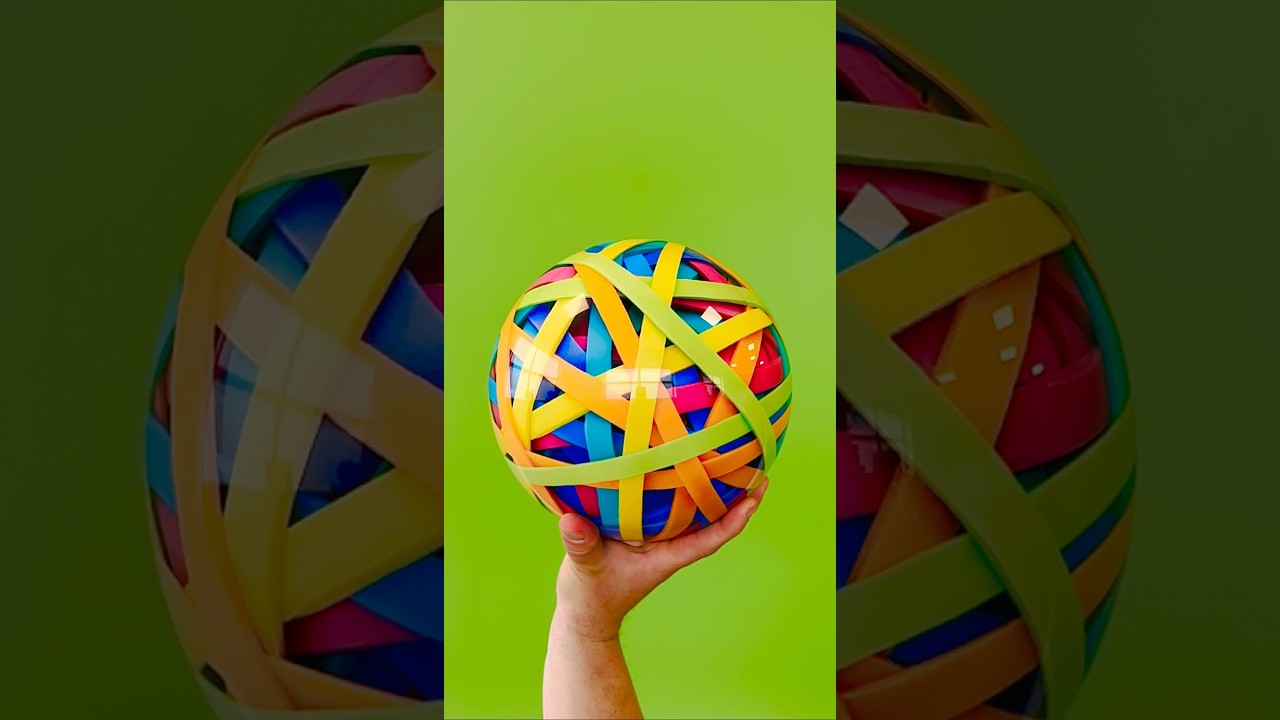 Rubberband Custom Bowling Ball #bowling #bowlingball #custom