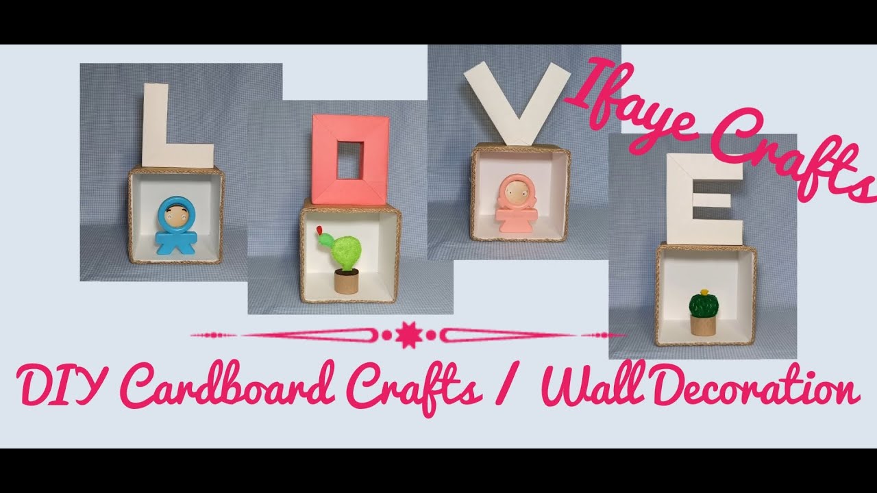 DIY Cardboard Crafts / Wall Decoration