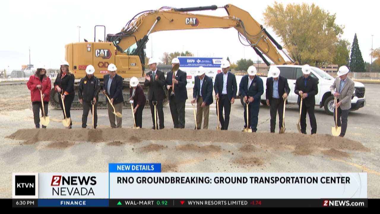 Groundbreaking for new Ground Transportation Center at Reno-Tahoe International Airport