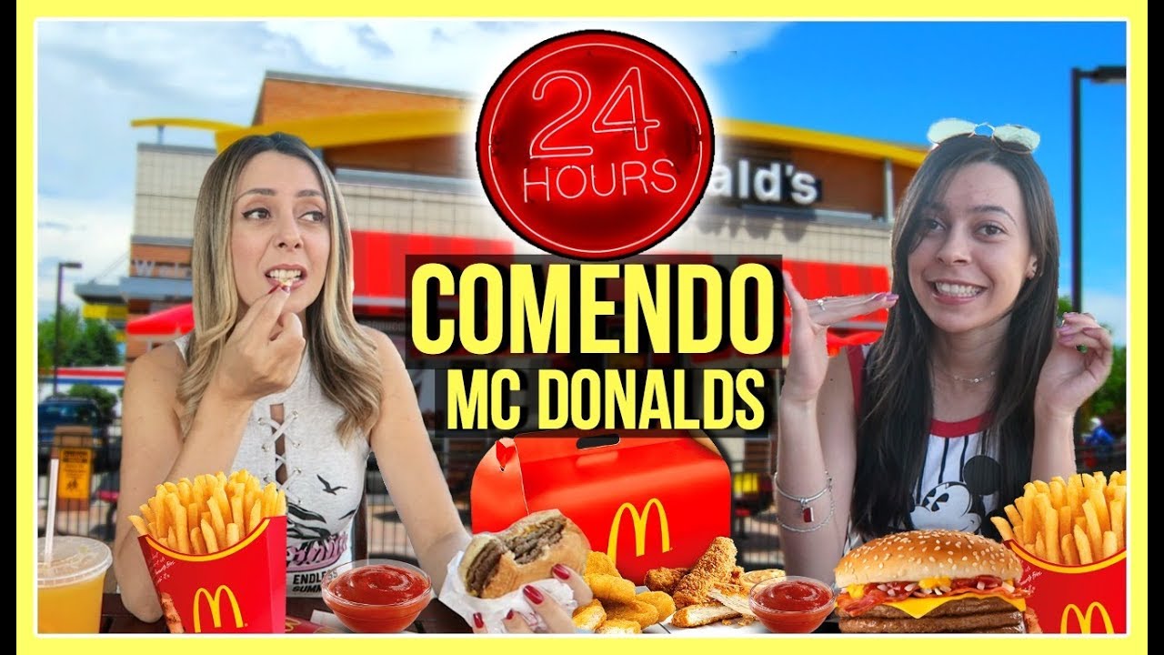 24 HORAS COMENDO SÓ MC DONALD'S!!