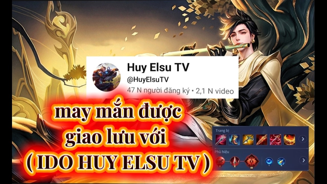 KHI TRÙM MURAD MAY MẮN ĐƯỢC GIAO LƯU CÙNG IDO ( HUY ELSU TV ) TRẬN ĐẤU ÁP ĐẠO TEAM ĐỊCH.
