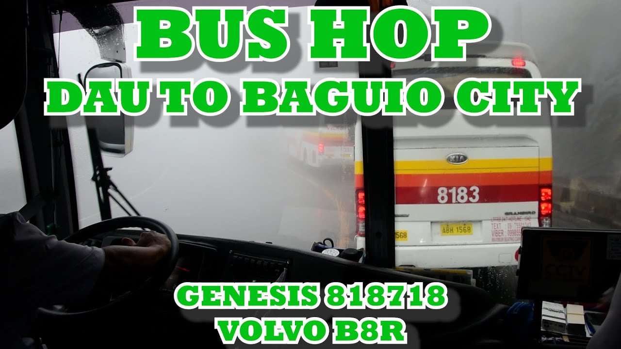 BUS HOP: DAU TO BAGUIO CITY - GENESIS 818718 VOLVO B8R
