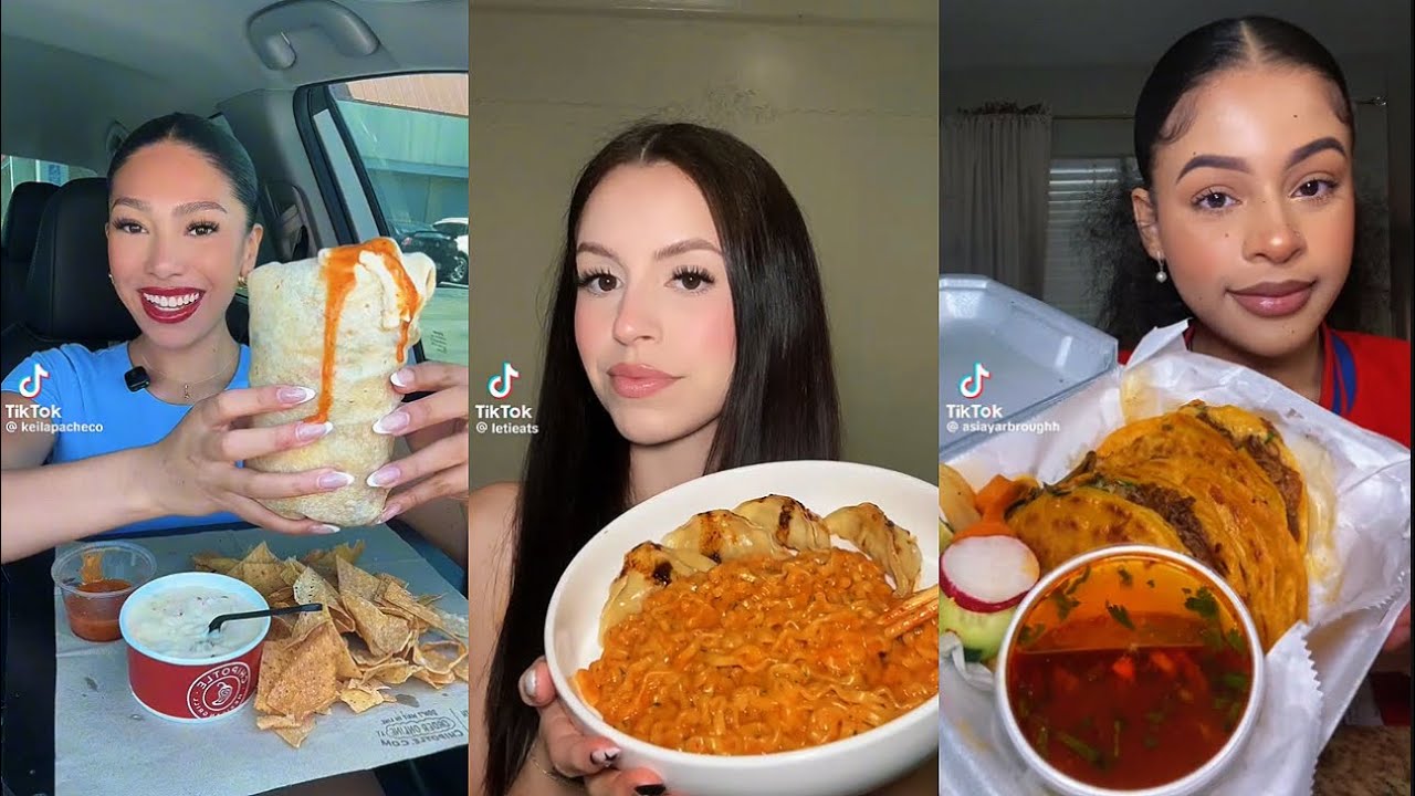 TIKTOK COMPILATION ✮ Chipotle, Barria tacos, and Buldak