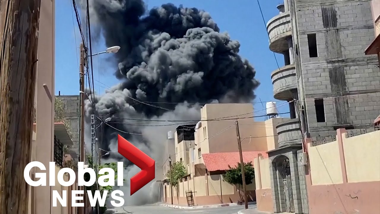 Gaza resident gets warning phone call before Israeli airstrike demolishes his building