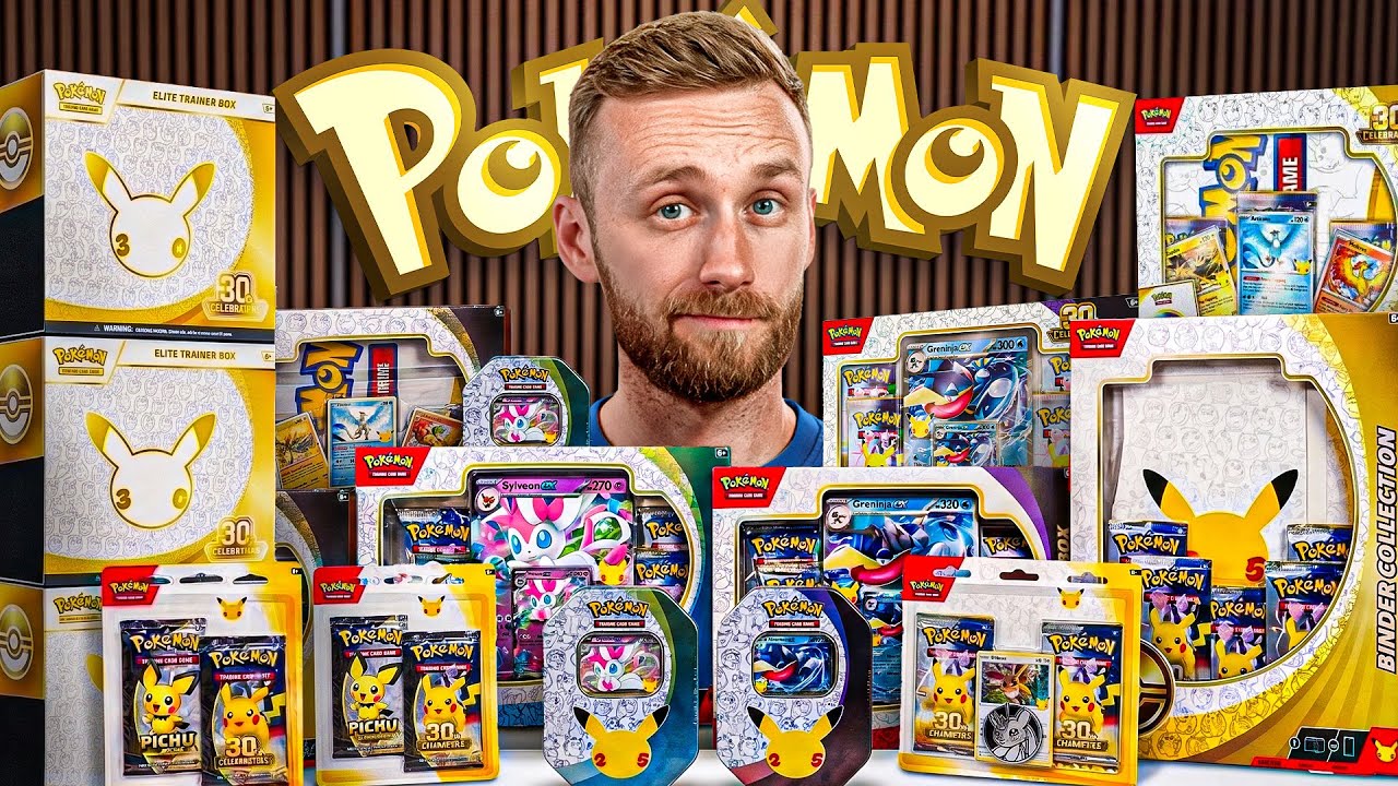 Otworzyłem WSZYSTKIE boxy z Pokemon 30th Celebration!