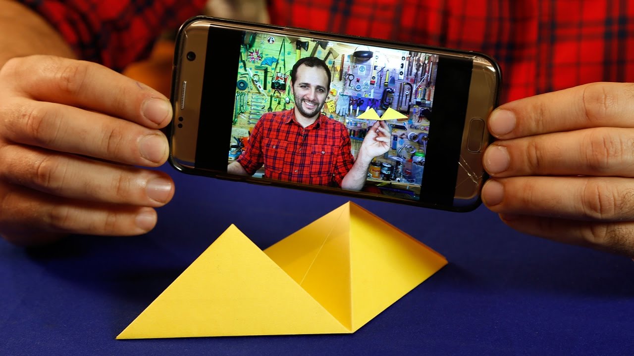 Apoio de papel para CELULAR - MUITO F&Aacute;CIL!
