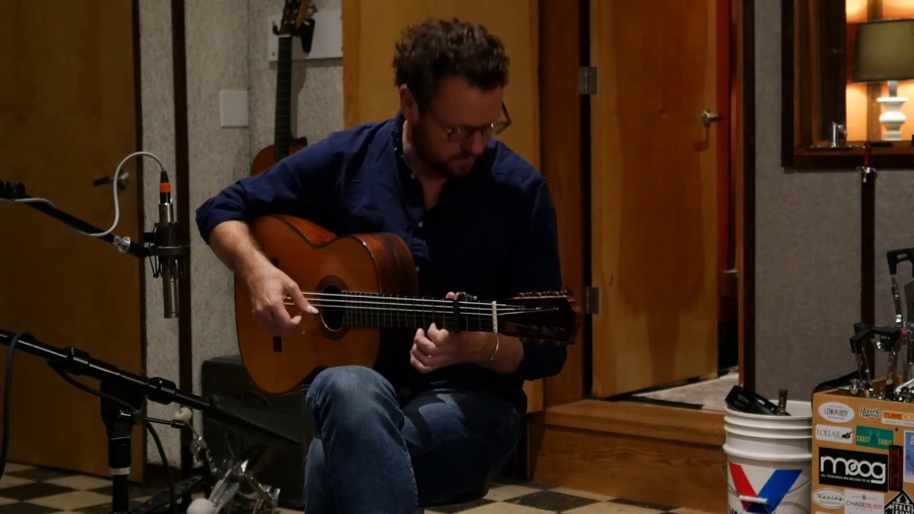 Mike Block (cello) and Derek Gripper (guitar) Recording in Boston