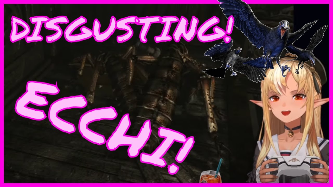 Flare harassed by Big Bugs and Ecchi Crows in RE0 [Hololive]