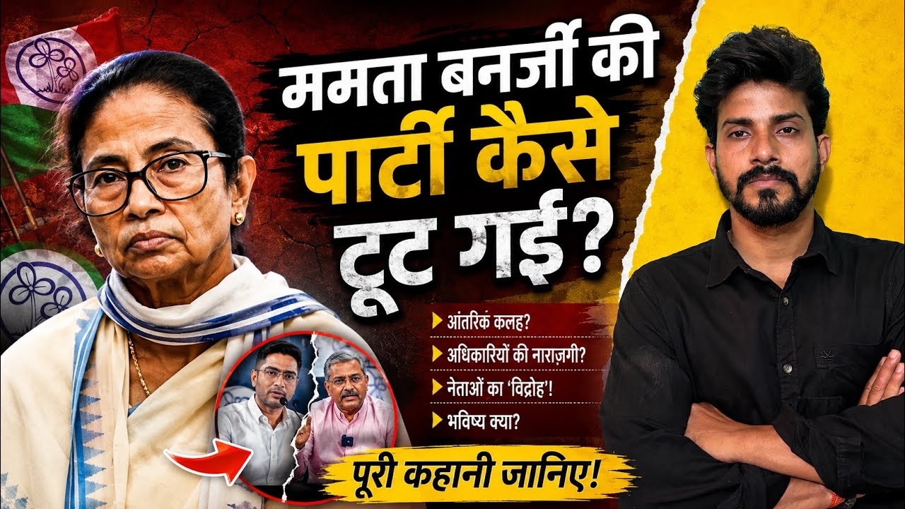 Mamta banarjee ki party kaise toot gyi #mamtabanerjee #tmc #trending #politics 