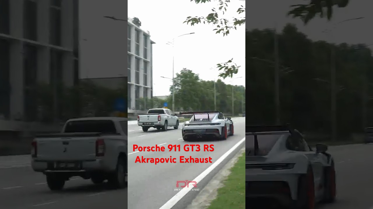 Porsche 992 GT3 RS with Akrapovic Exhaust | Malaysia