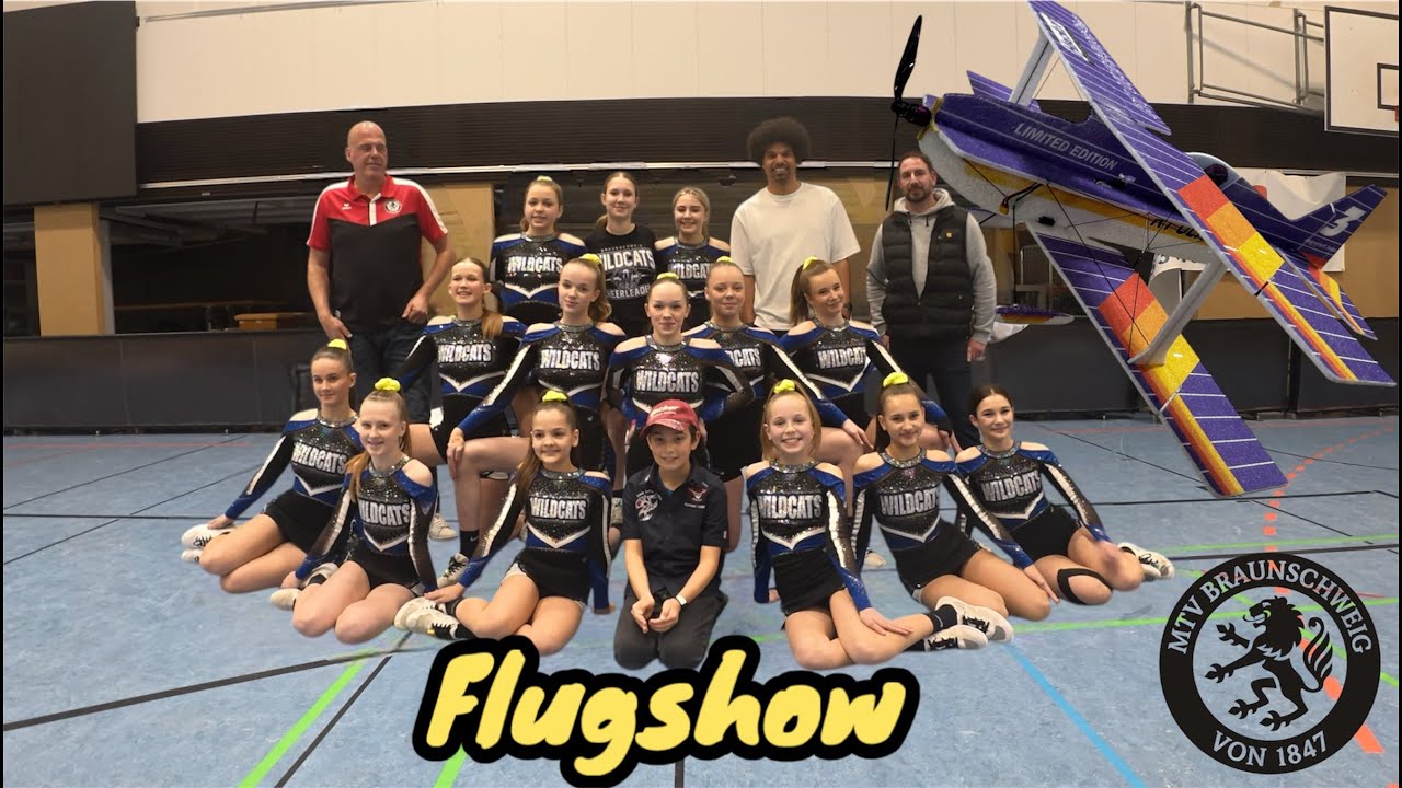 Flugshow mit Konrad Lange beim MTV Braunschweig Handball 3 Liga