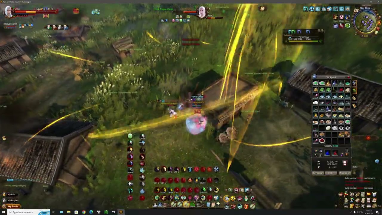 Age of Wushu: Weak XENO Feeding Shet to RHAELH&ZzSinhVienNgheozZ The Slave Miaou (1 vs 2)