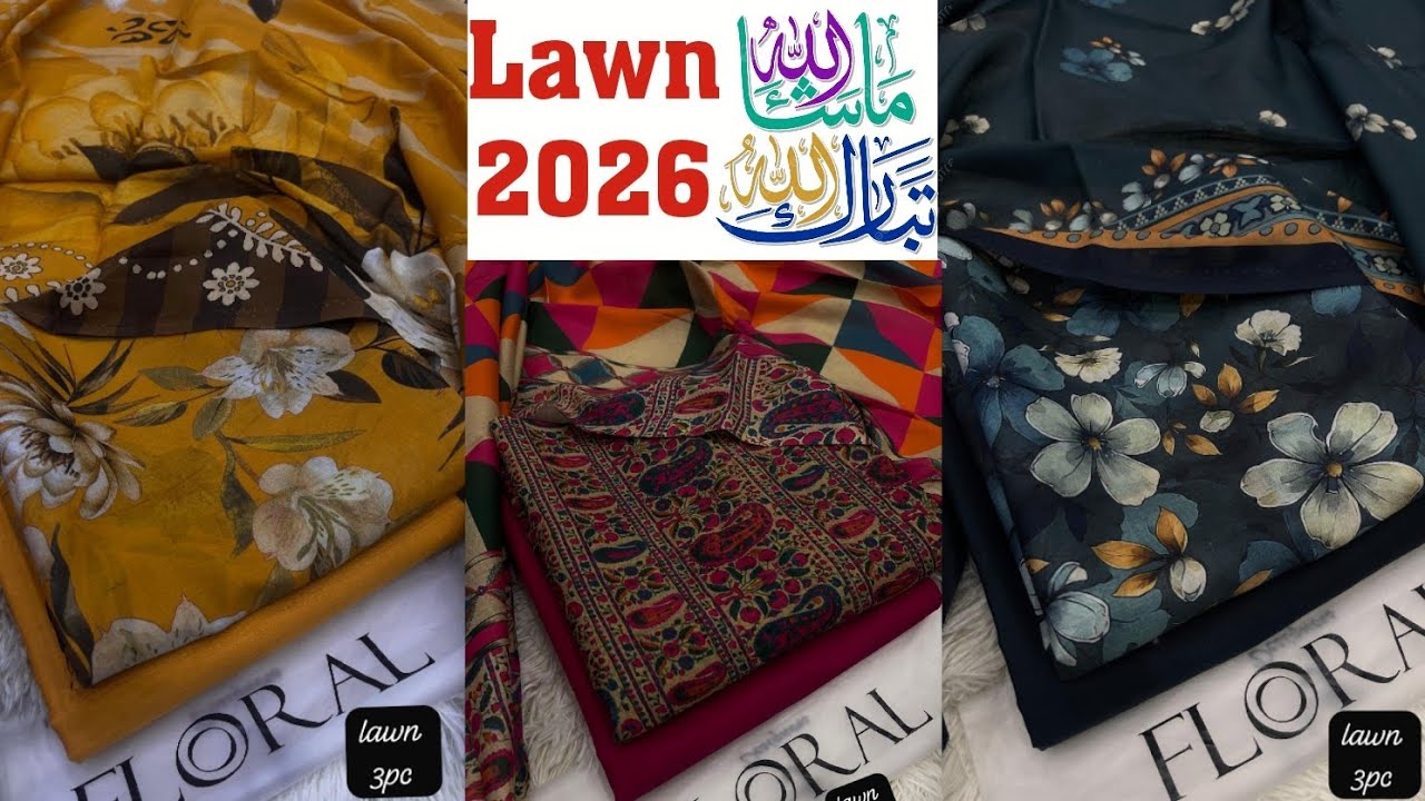 FLORAL lawn dupatta new volume || 2026 collection || 03245654055