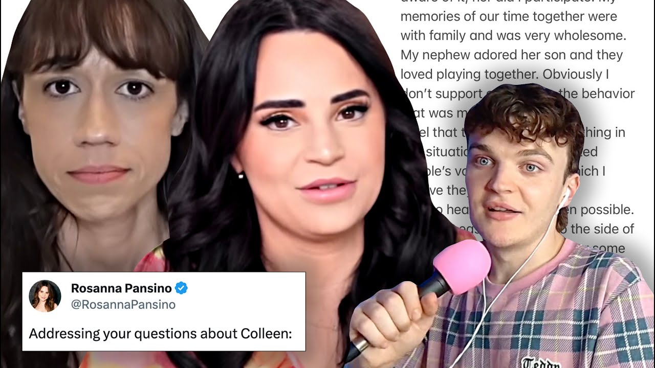 rosanna pansino speaks on colleen ballinger