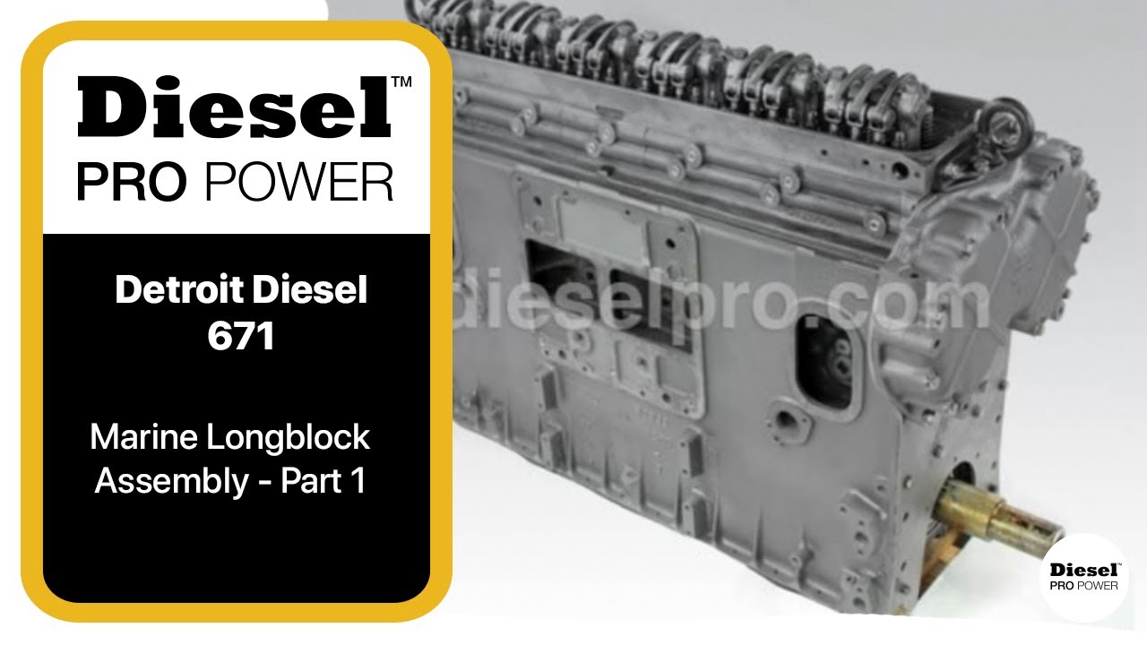 671 Detroit Diesel Long Block Assembly Part 1- DIESELPRO.COM