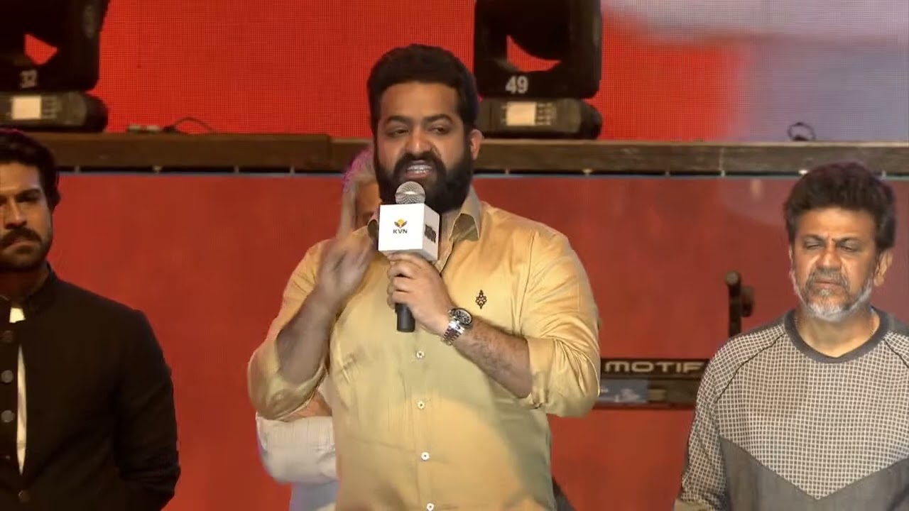Jr NTR Superb Speech @ RRR Pre Release Event