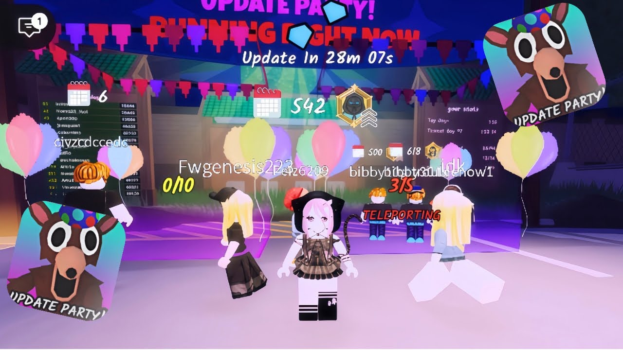 99 in the forest update party!! 