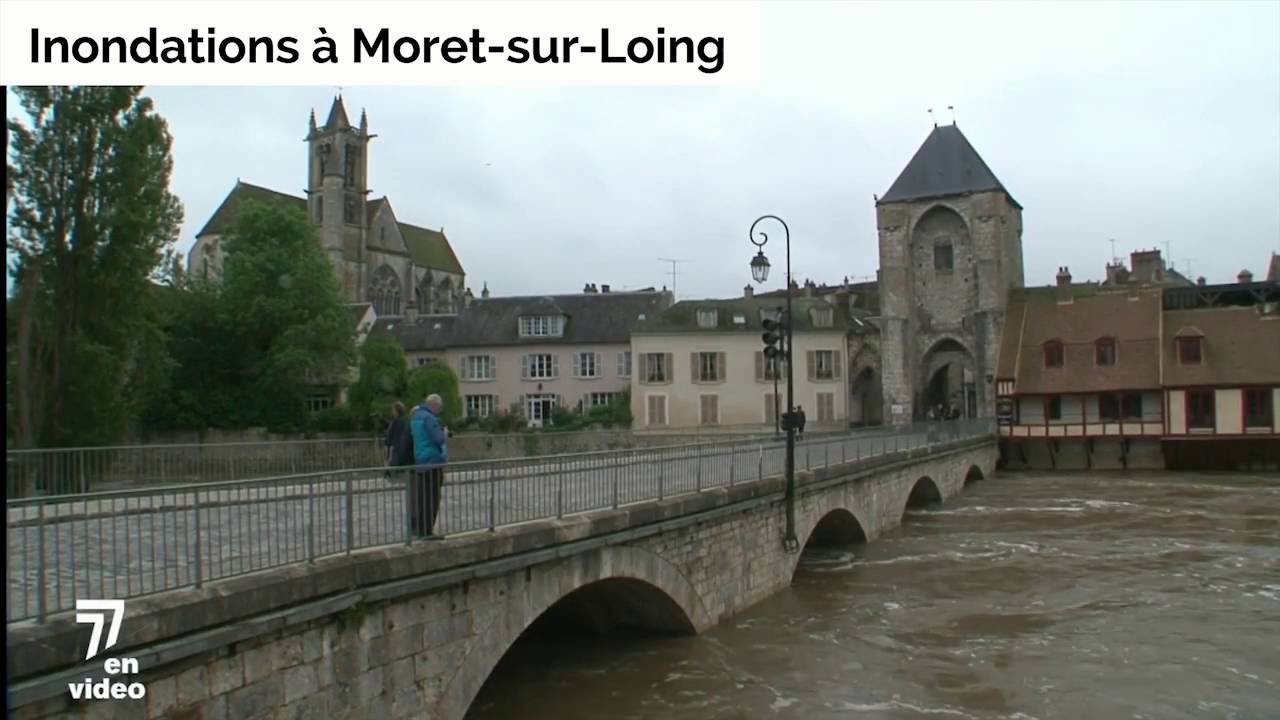 La commune de Moret-sur-Loing touchée par les inondations