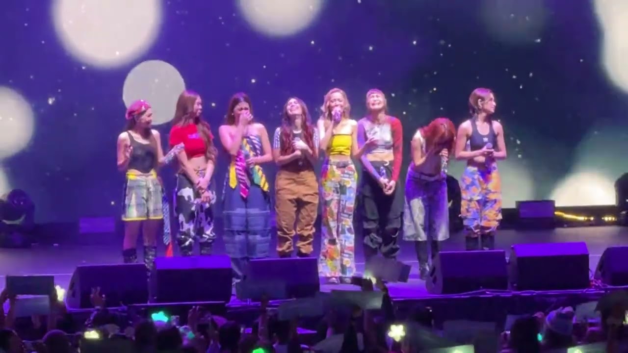BINI getting Emotional while singing HERE WITH YOU  - BINIVerse World Tour 2025 Vancouver