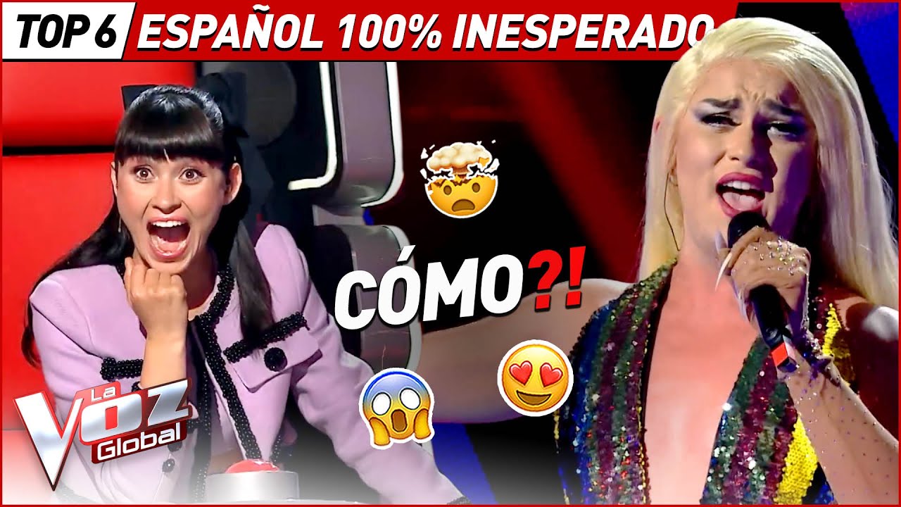 Español 100% INESPERADO en The Voice 😱