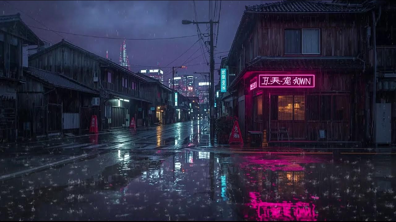 Night Rain Ambience 🌙 Lofi Beats for Focus, Relax & Quiet Moments #45