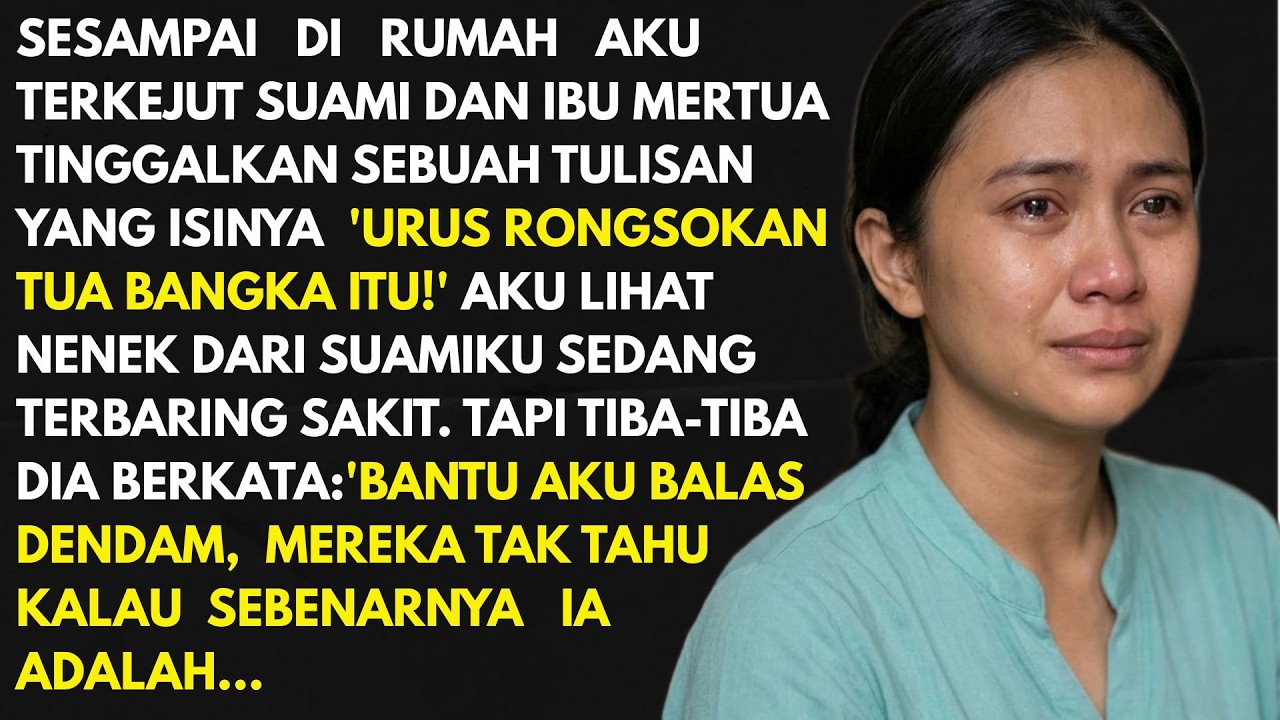 SUNGGUH TEGA! Suami & Mertua Buang Nenek Ke Kamar Pengap, Ternyata Nenek Adalah Pemilik Harta Mereka