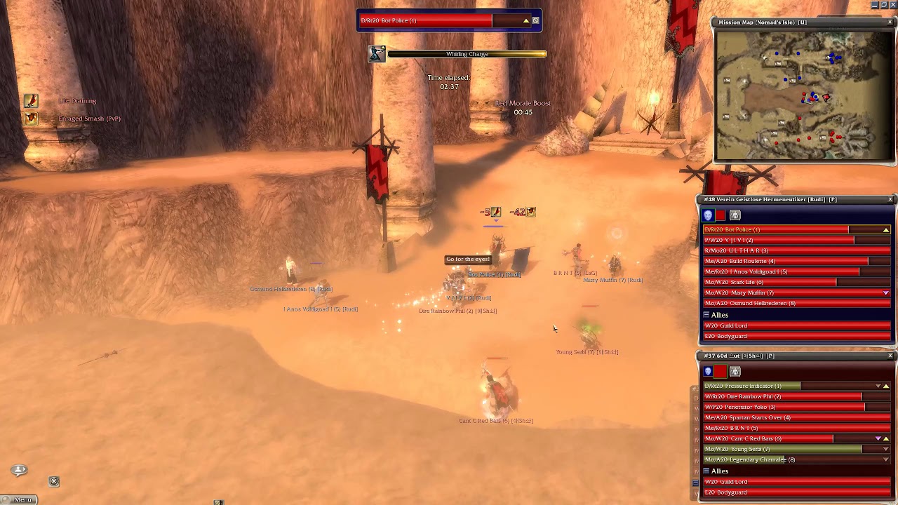 #37 [애Sh솨] vs. #48 [Rudi] - Guild Wars GvG July 2020 C AT