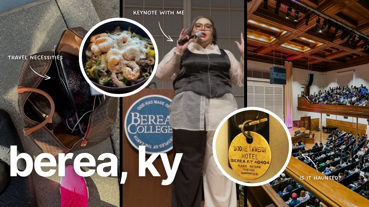 I’m Back! | Keynoting at Berea College 🎤✨ | Vlog