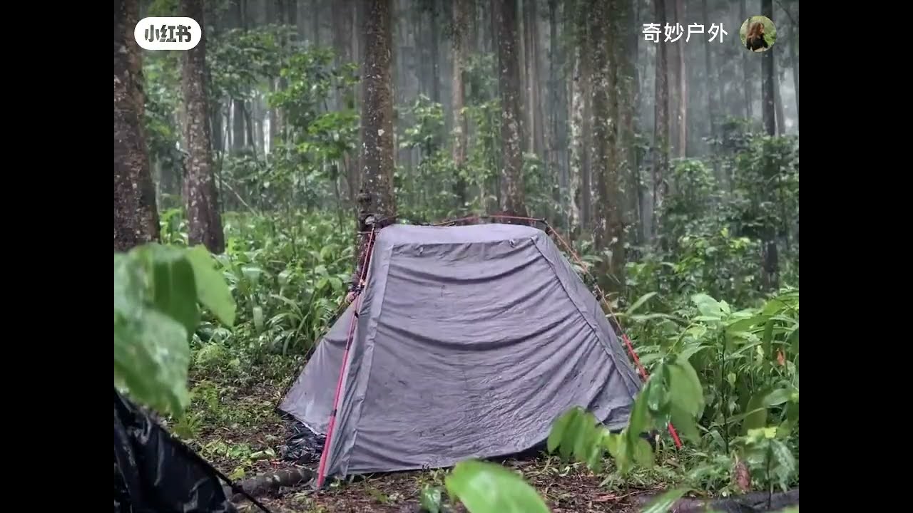 Solo Camping In Heavy Rain | Extreme weather Camping