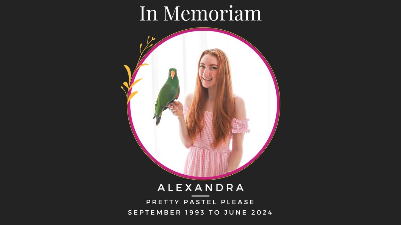 PRETTY PASTEL PLEASE | Alexandra Paula Starling: 1993 - 2024 RIP. Memorial Service: 21-06-2025.